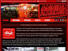 Tablet Screenshot of anniesbangkok.com